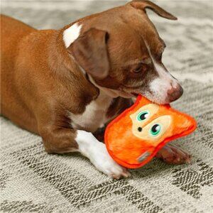 Minis Stuffing-Free Squeaky Plush Dog Toy for Puppies &